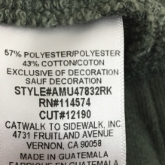 Ro & De floral rose embroidered sweatshirt tunic - Picture 5 of 5